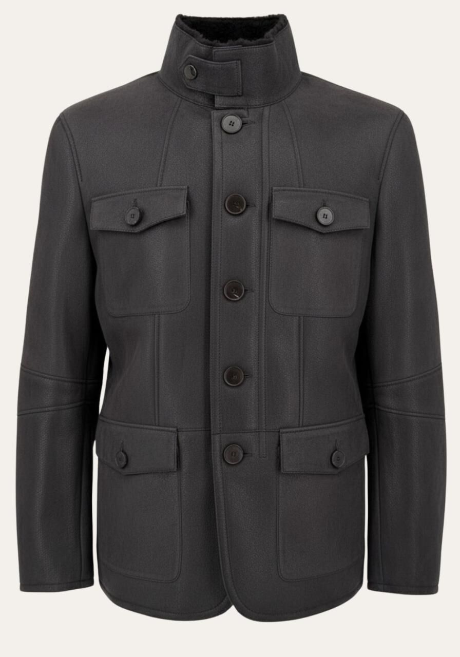 Curly-Lammfelljacke Hendrik – Markanter Stil mit Charakter - Größe: S