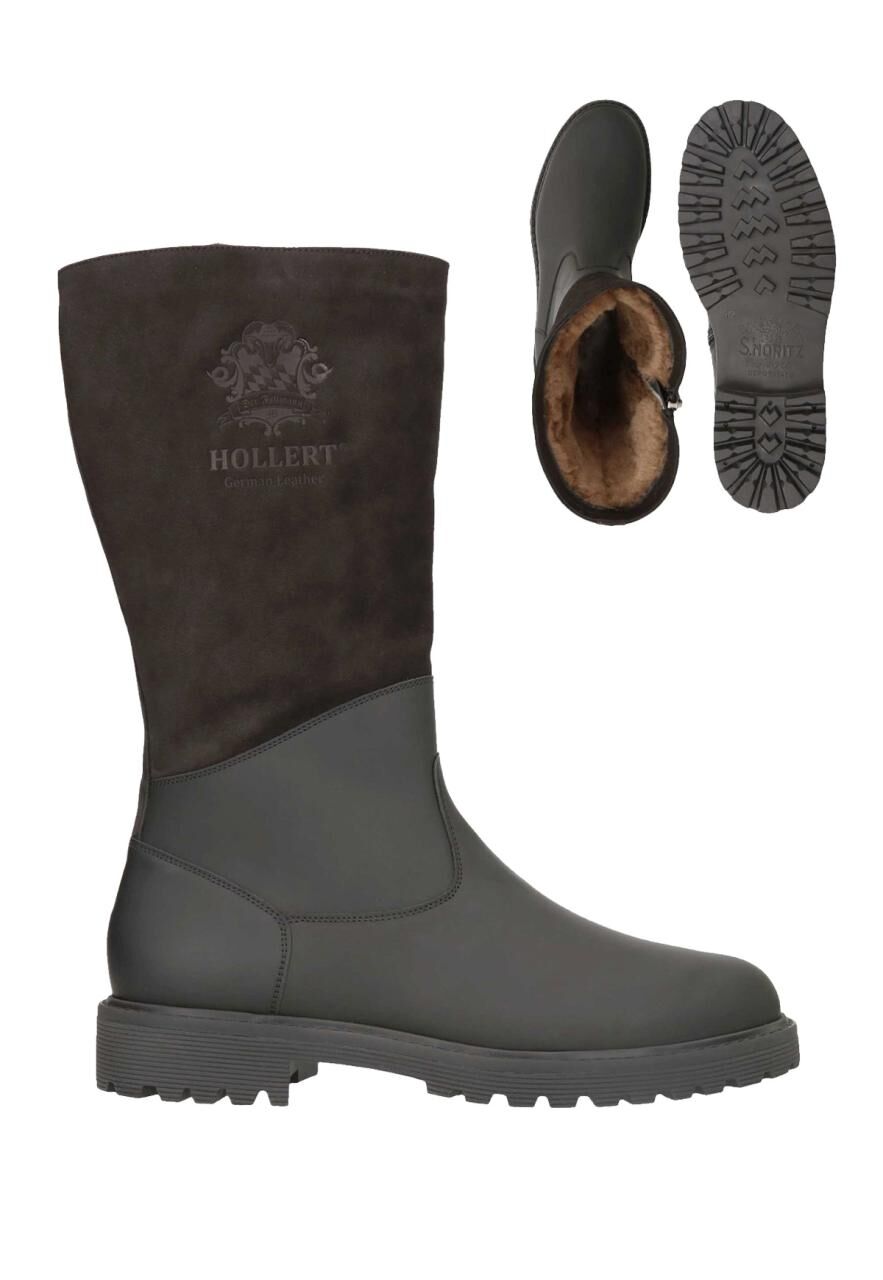 Lammfell Winterstiefel Modell X128 - Schuhgröße: EUR 44