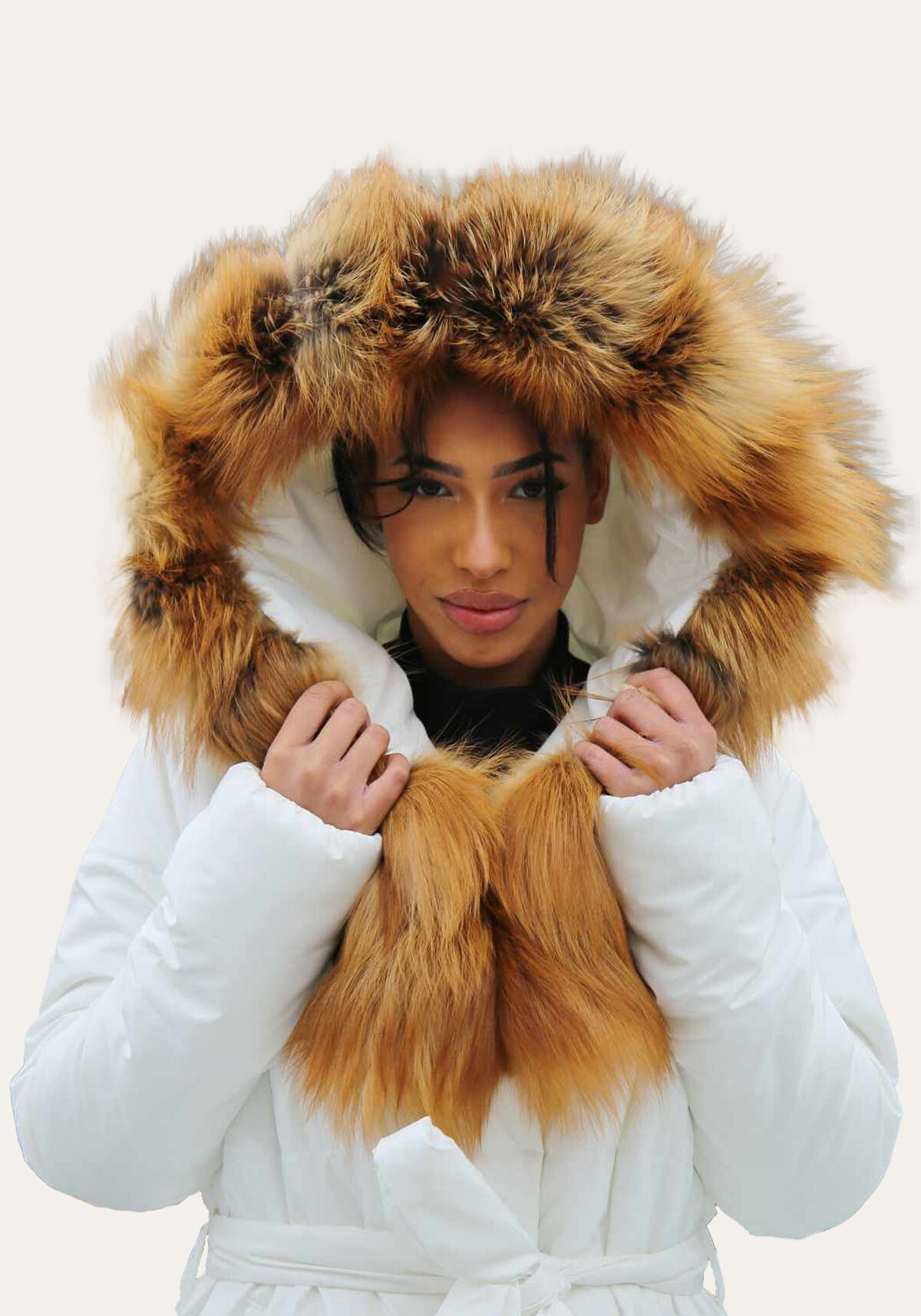 Wintermantel - SIRENA WEISS