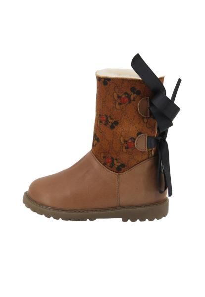 Lambskin Winter Boots for Children Model MICKEY