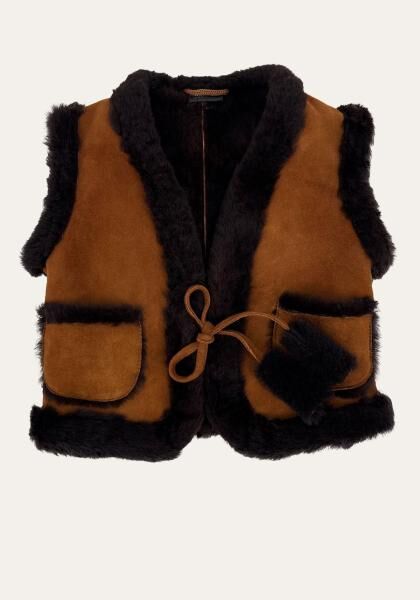 Kinder Lammfellweste Sammy