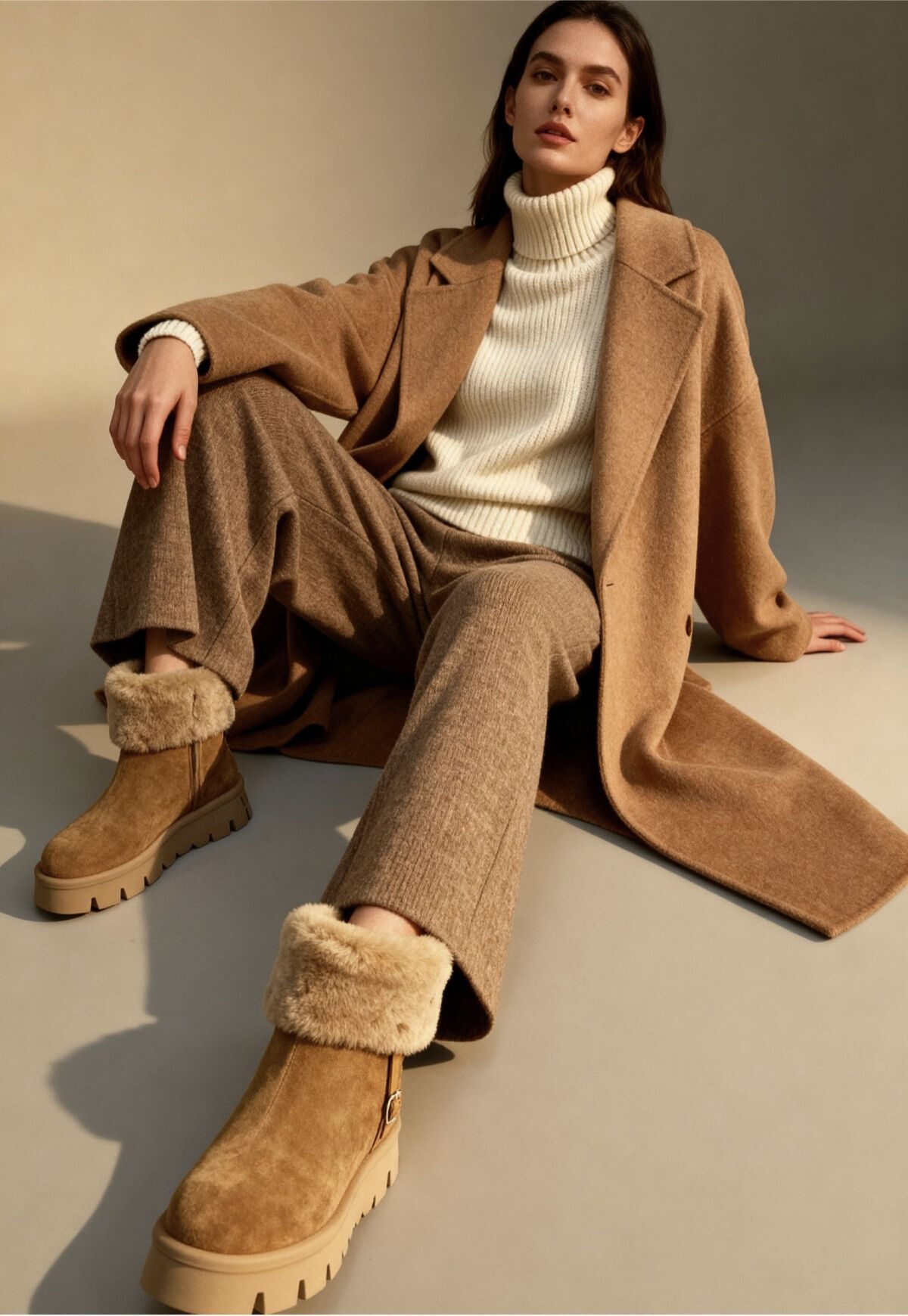 Alpina Charm Lammfell Winterboots - echtes Shearling Lammfell