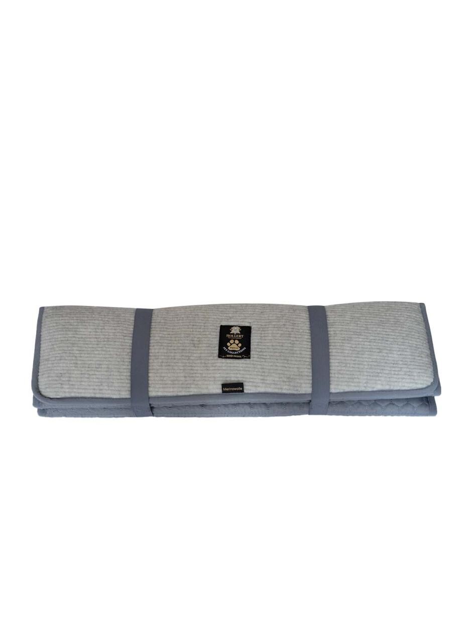 Hundebett Travel aus Merinowolle 60x80 cm - Farbe: Grau | Größe: 60x80