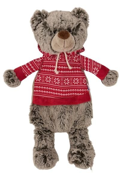 Wärmflasche mit Schnuffeltier „Bär Theo“ – 0,8 L, waschbar & kuschelig weich