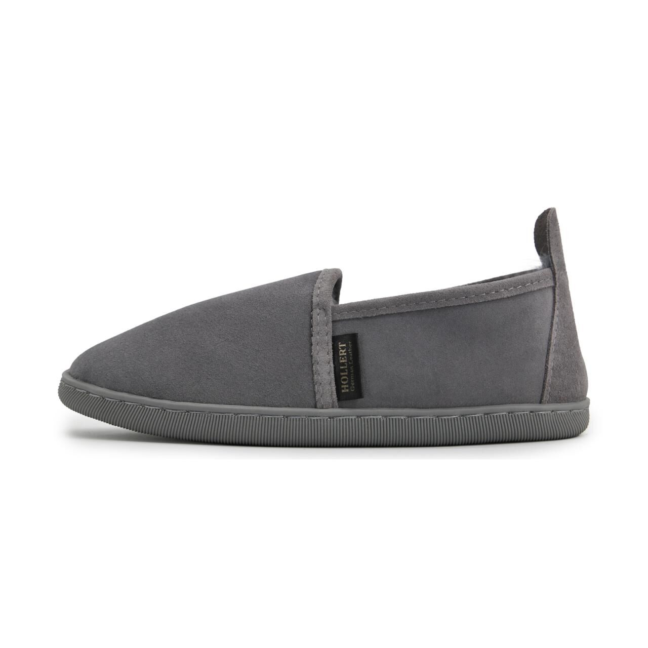 Lammfell Hausschuhe - HUBERT - Schuhgröße: EUR 37 | Farbe: Grau
