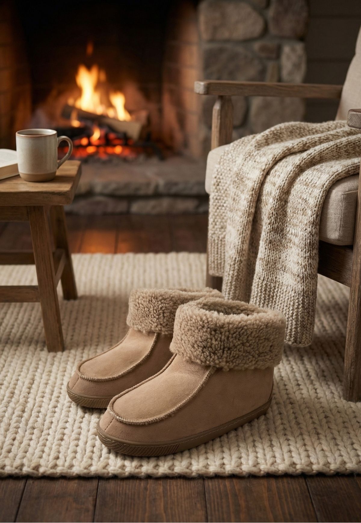 Lammfell Hausschuhe Curly Norway – Premium Curly-Fell, warm, weich & rutschfest