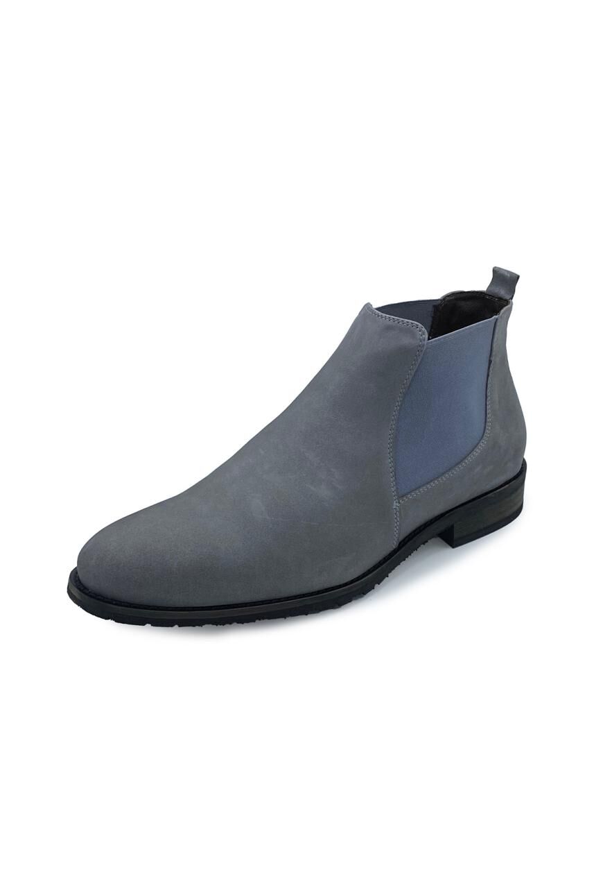 Lederschuhe Chelsea Boots - Modell 702 - Schuhgröße: EUR 43 | Farbe: Grau