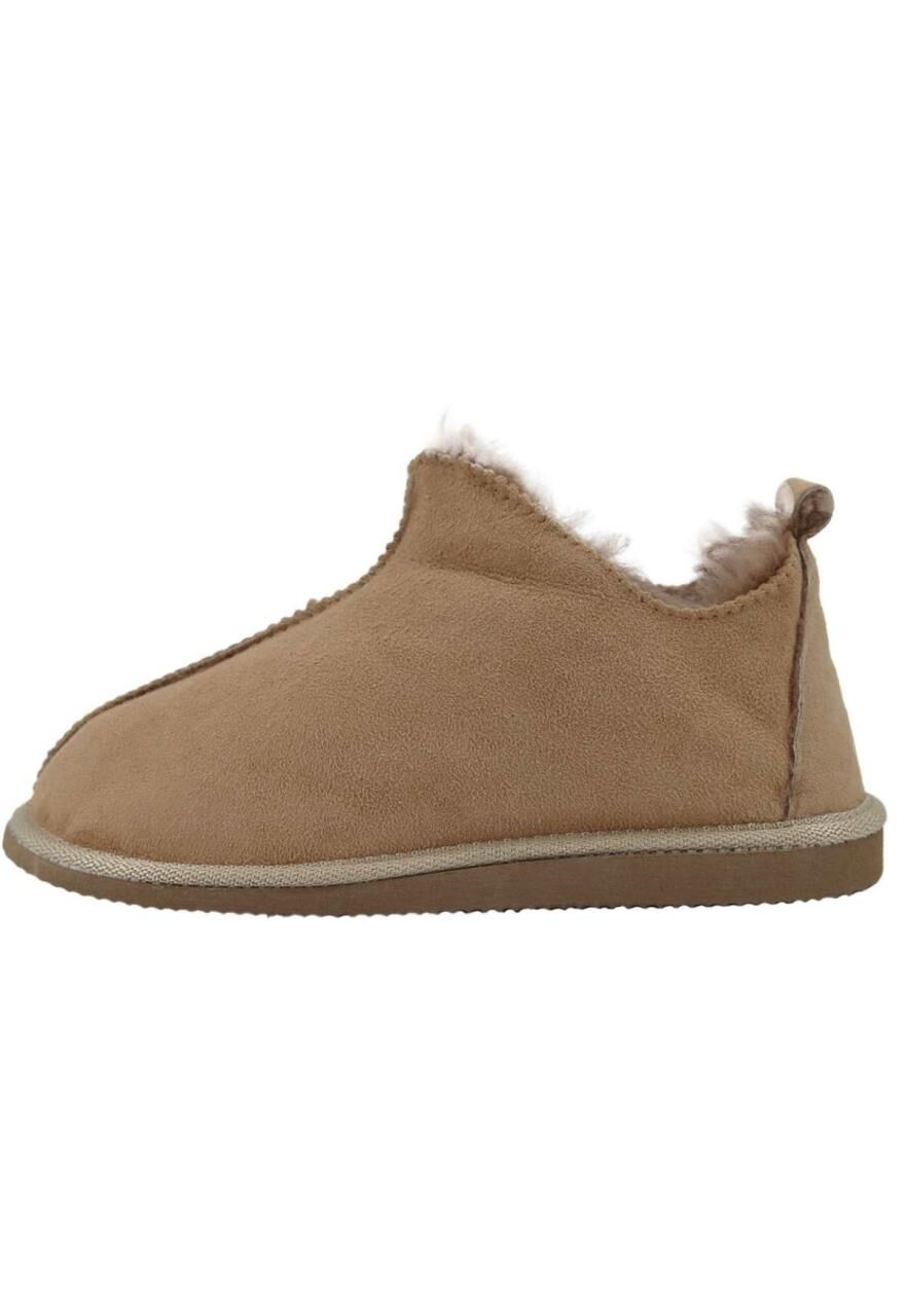 Lammfell Hausschuhe - CINDERELLA BEIGE - Schuhgröße: EUR 39