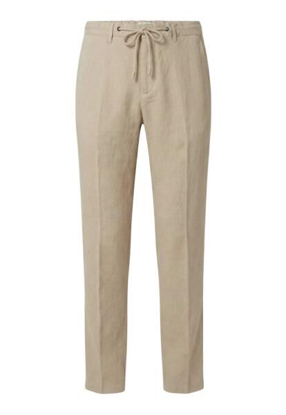 Leinenhose in Beige – Eleganz trifft Lässigkeit aus 100 % Leinen