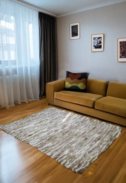 Schafwollteppich Natur 190 x 150 cm