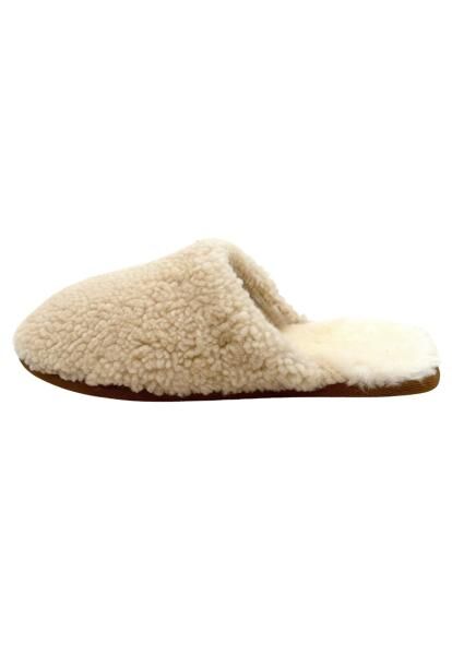 Curly Cosy Damen Lammfell-Hausschuhe – Natürliche Wärme & sanfte Leichtigkeit